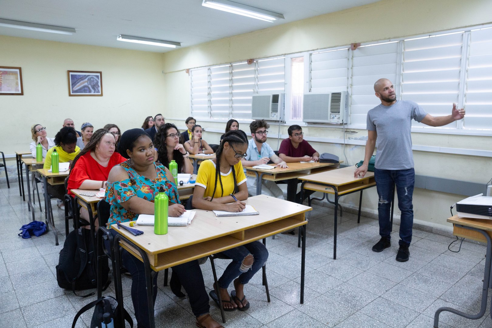 Class in Cuba.