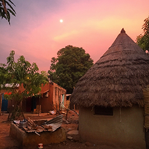 The village in which Jessica lives. 