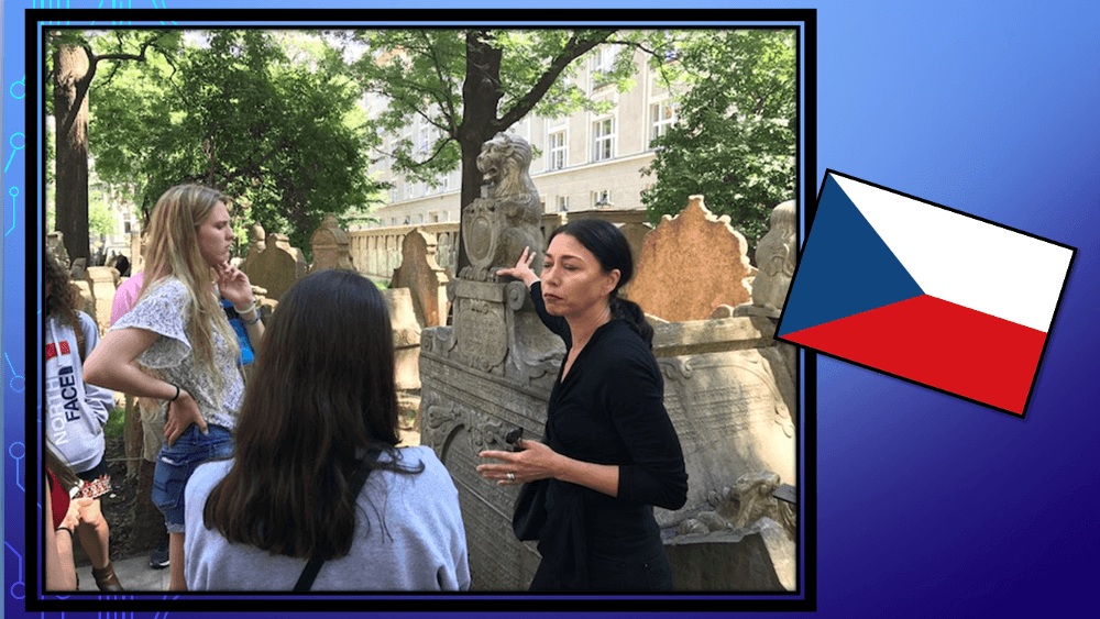 The Old Jewish Cemetery, in Prauge, Czech Republic.