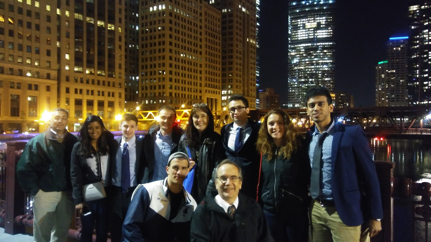 Front row: Christopher Keck, Dr. Robert O'Donnell; back row: Dr. Kevin Militello, Ooha Kambhampati, Nicholas Terrigino, David Nicholas, Dr. Wendy Pogozelski, Daniel Duran, Rachel Powers, Shourik Dutta