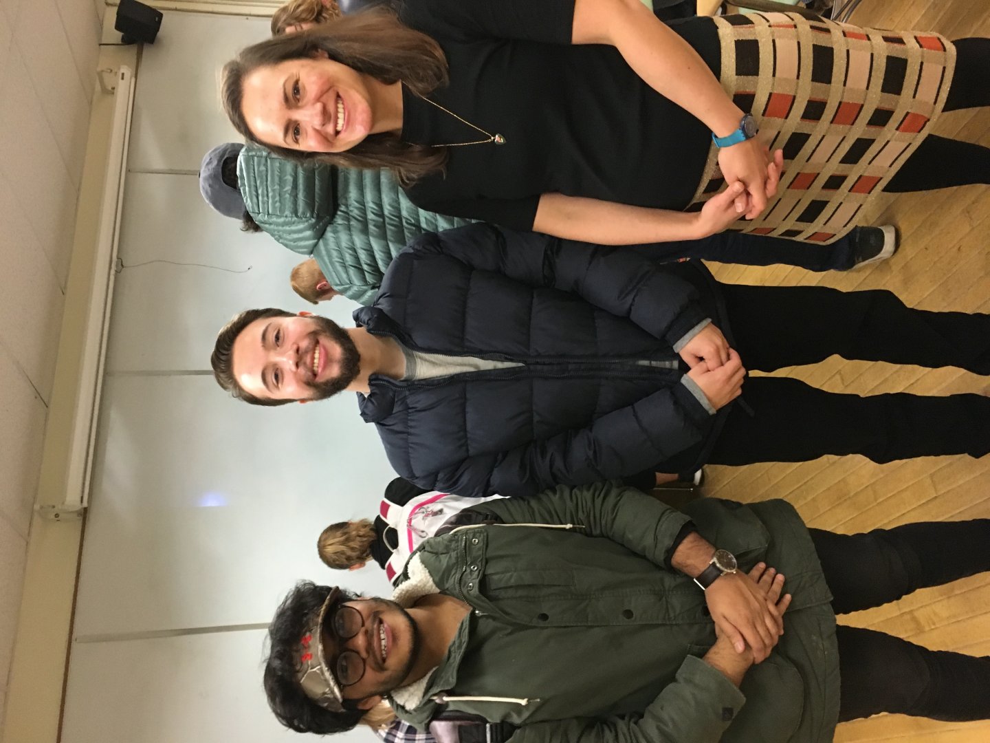 McManus and students