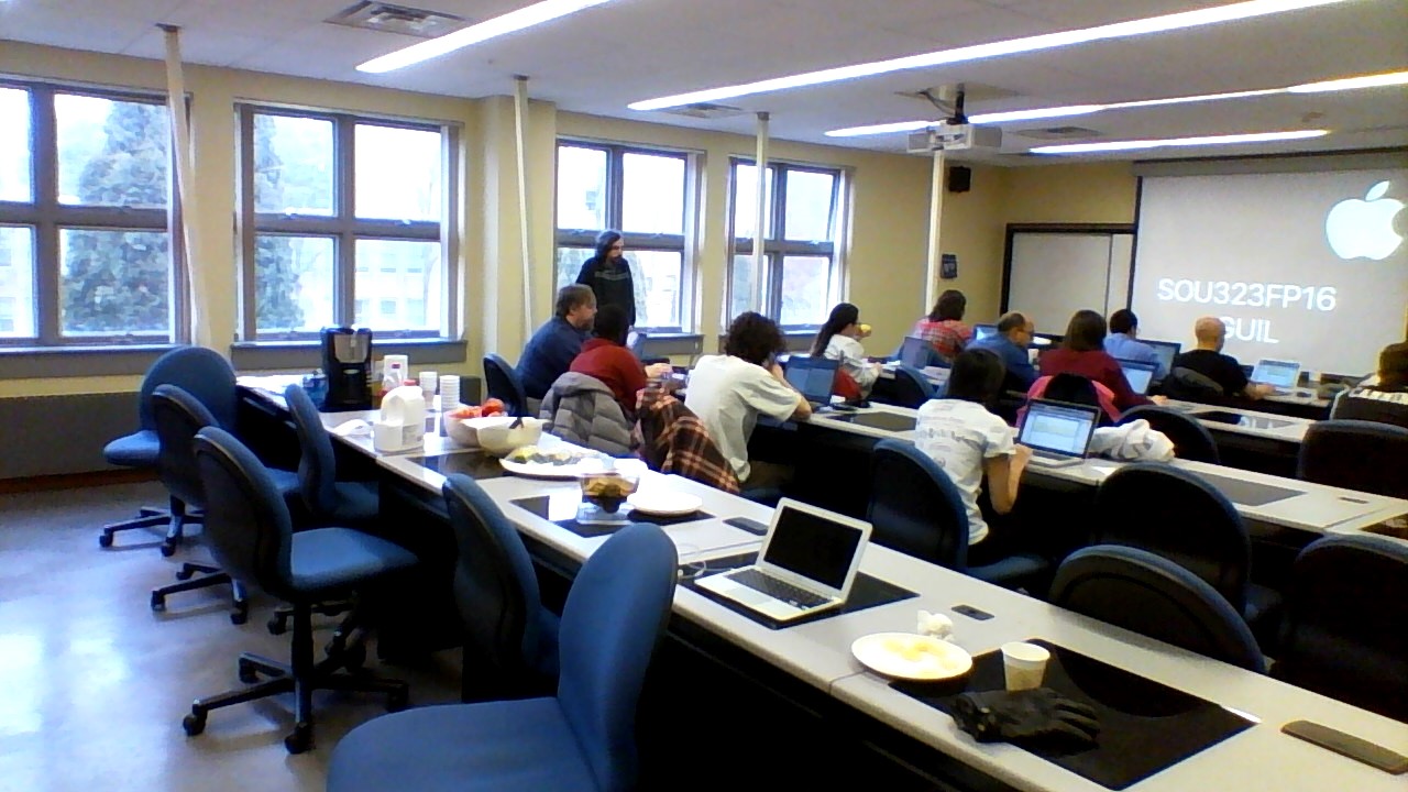 Group of students working with Dr.Cesar Aguilar