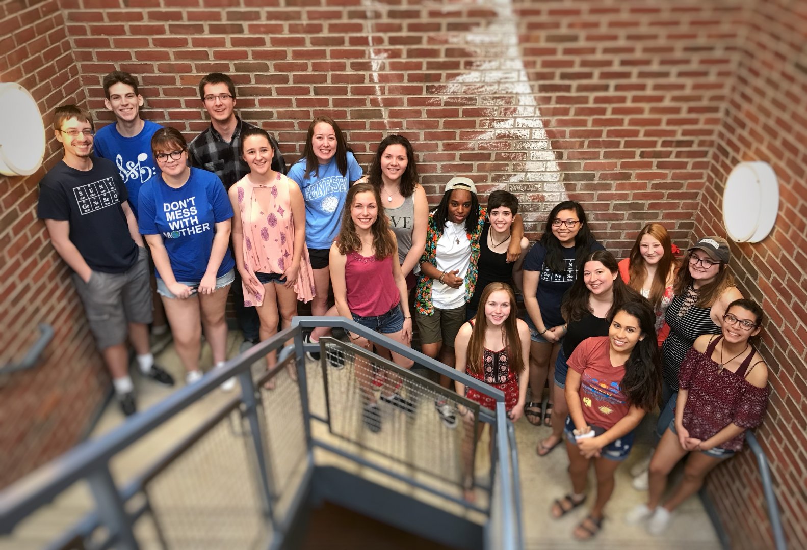 Fall 2018 Stockroom Student staff. Not all students pictured.