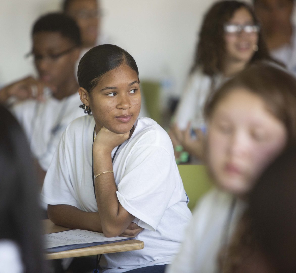 Camp College students