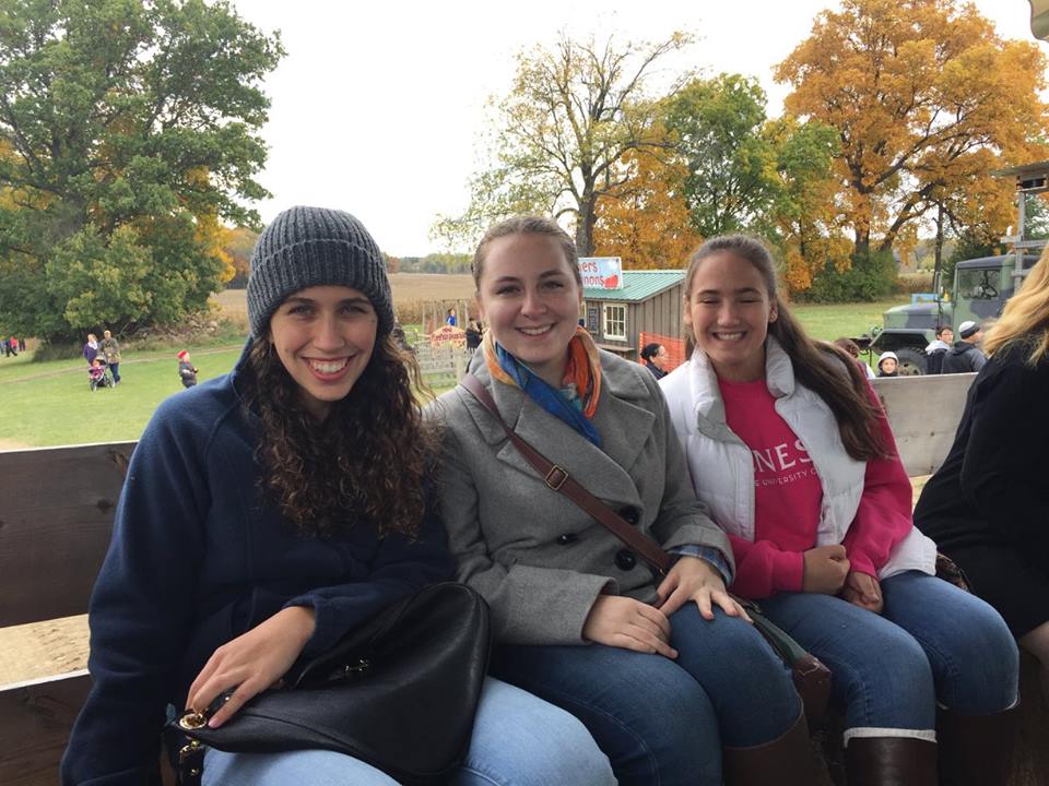 PRISM Math Club: Students on a truck posing for a photo