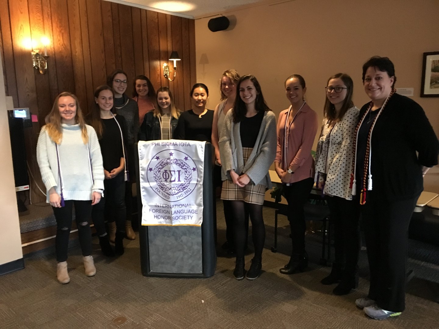 Phi Sigma Iota Inductees