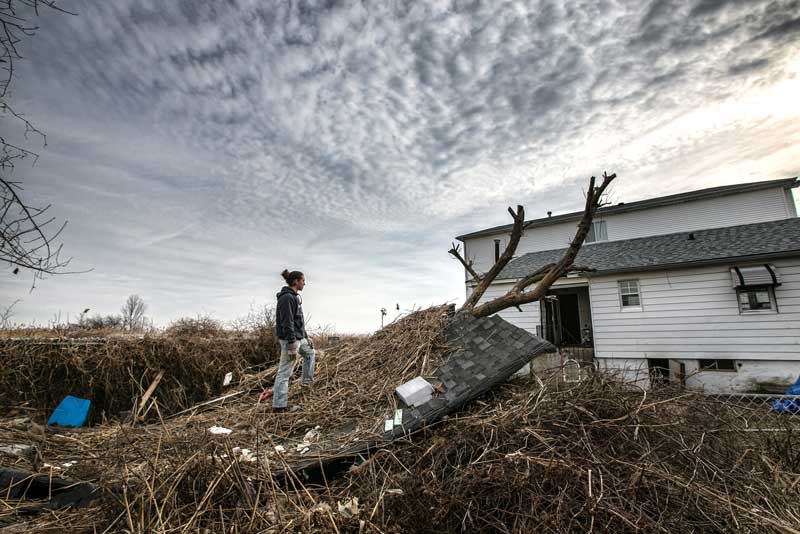 Hurricane Sandy damage