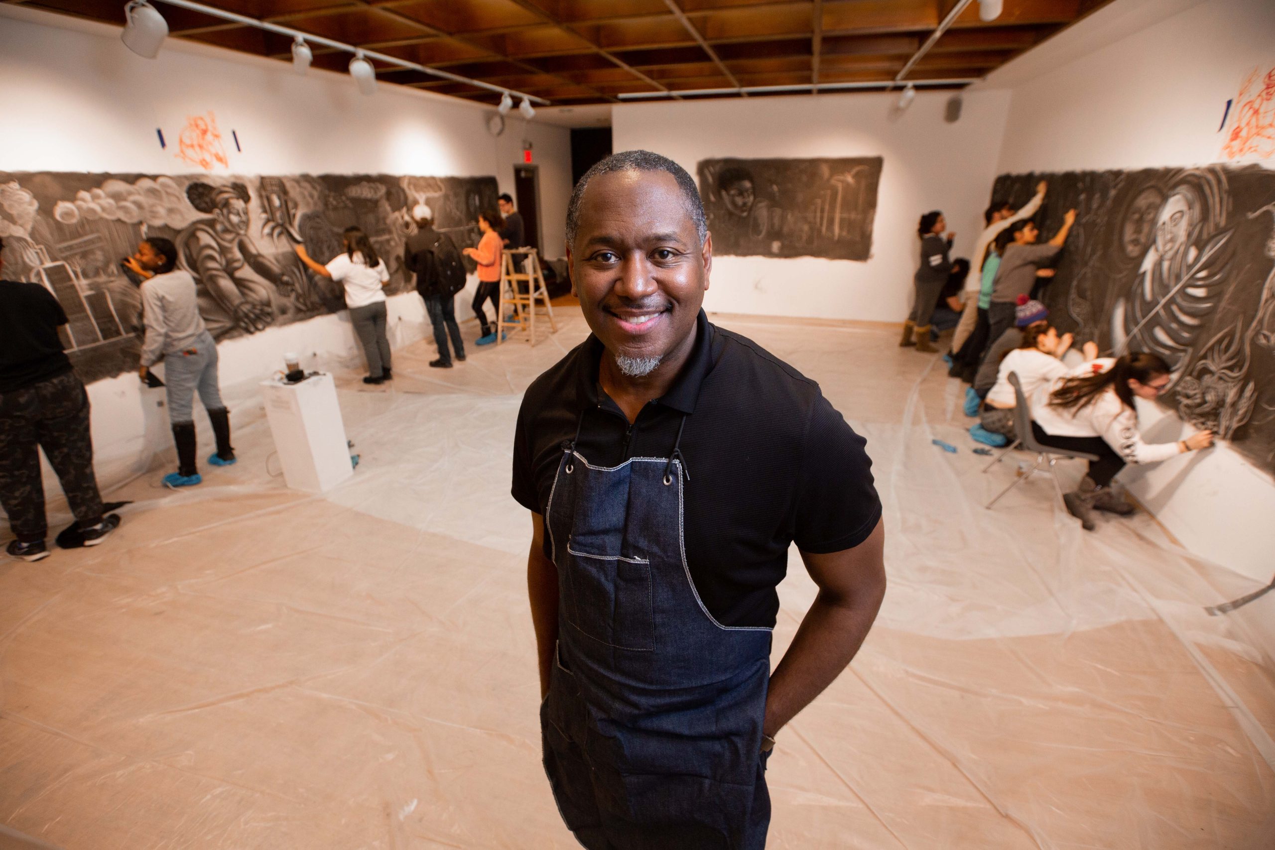 Artist-in-residence Steve Prince