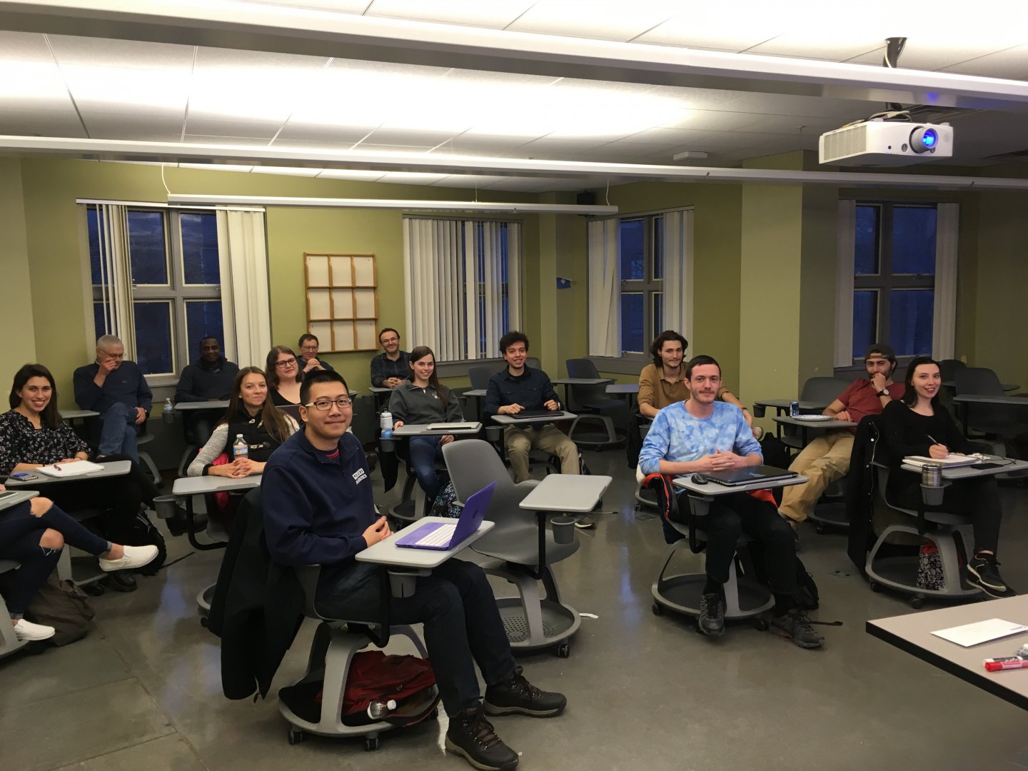 Dr. Elizabeth Cherry lead a group of students working on modeling the dynamics of the heart.