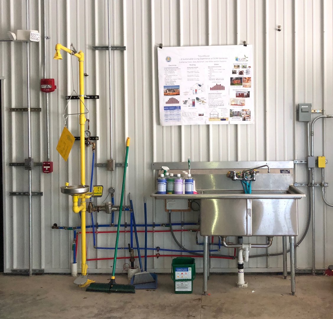 The compost pile of food scraps from campus.