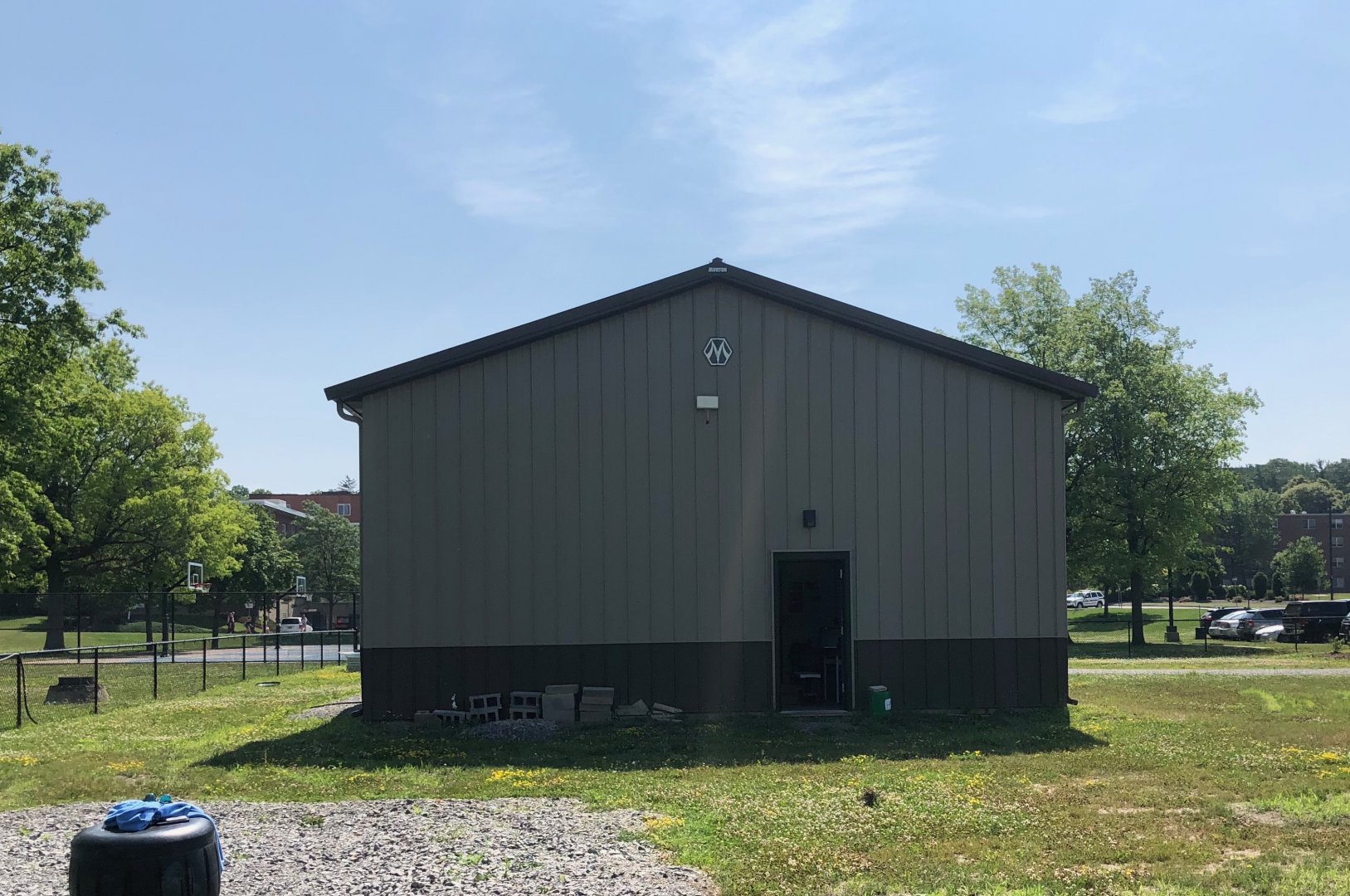 The west side of the eBarn.