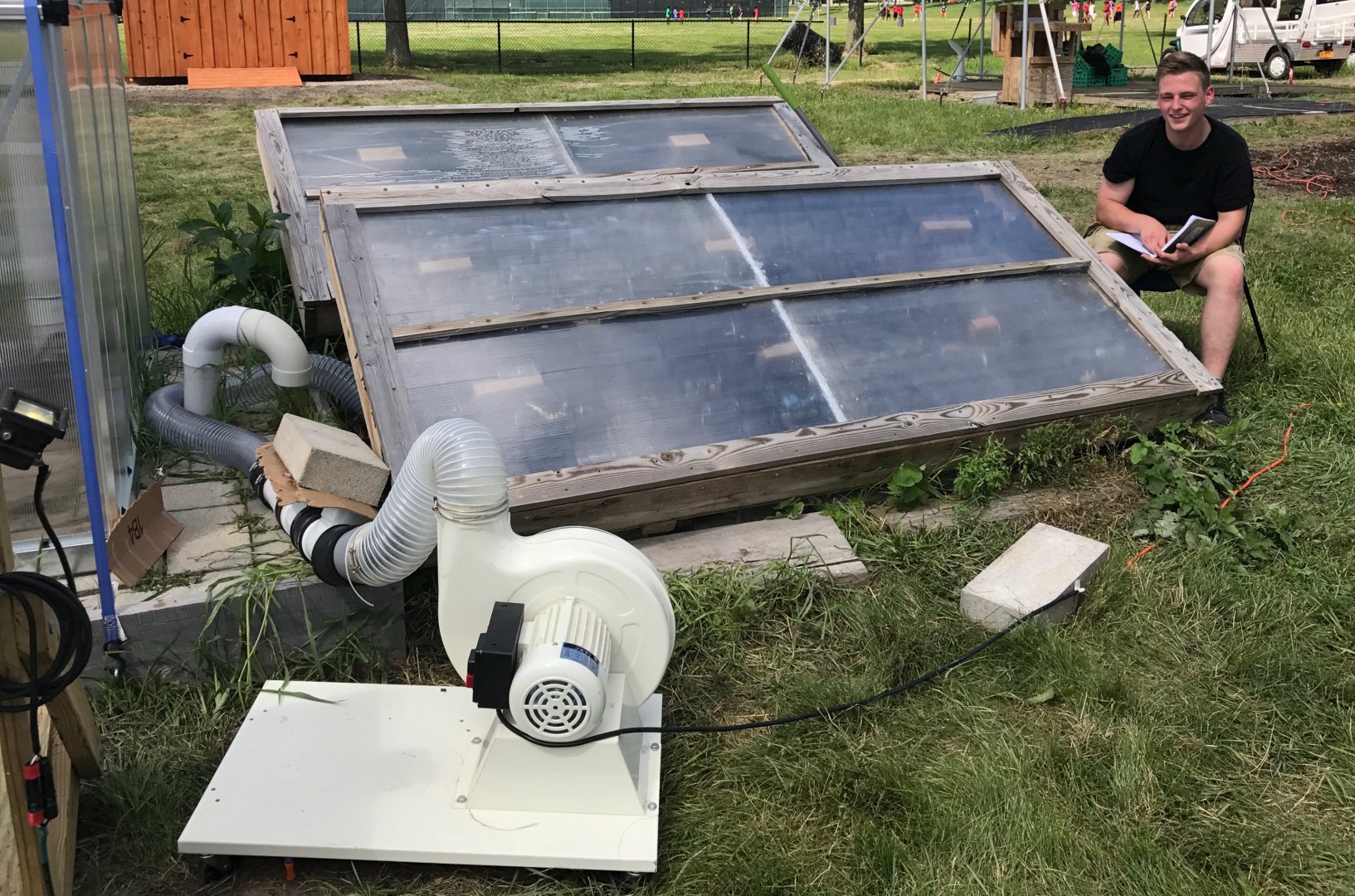 Taking data with the original collectors.