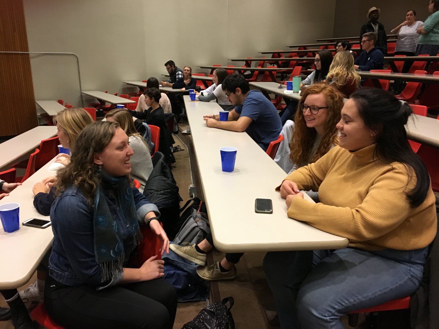 Students attend Erinn’s presentation