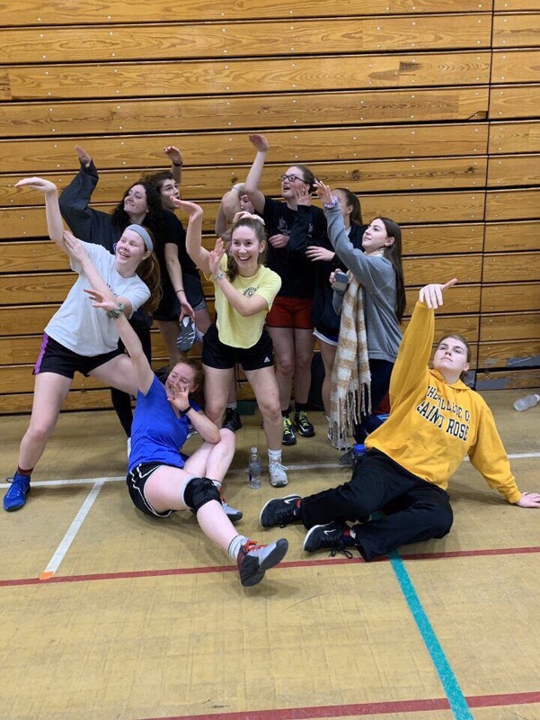 womens bball hooping with hooves