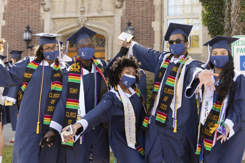 BIPOC graduates celebrating