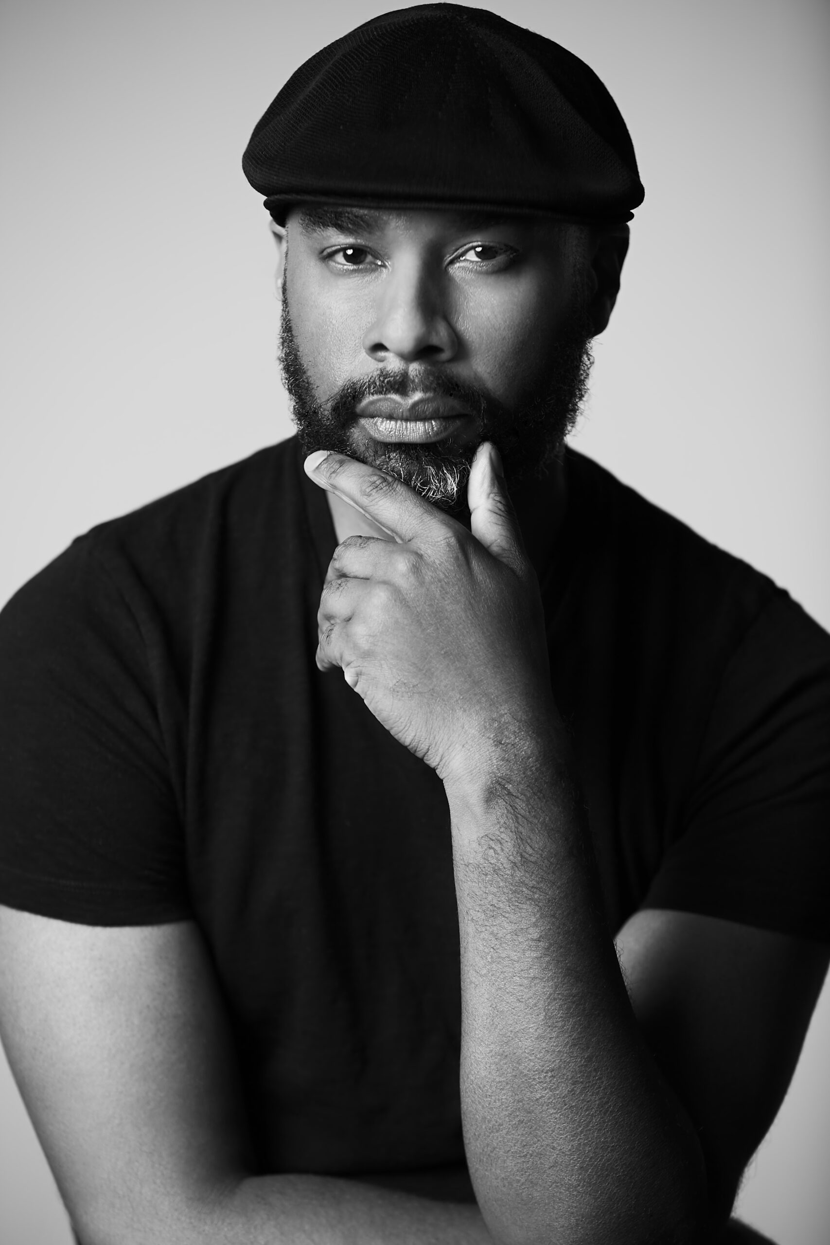 Image of Mark Broomfield in a black tshirt and cap