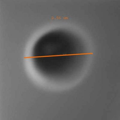 photo of etching after 50 minutes