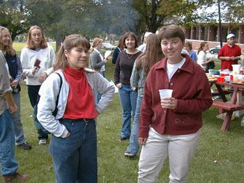 Faculty at picnic