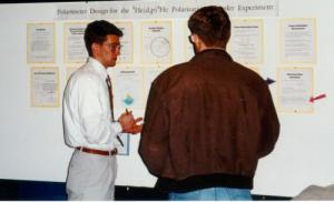 Dustin Kruse explains his research