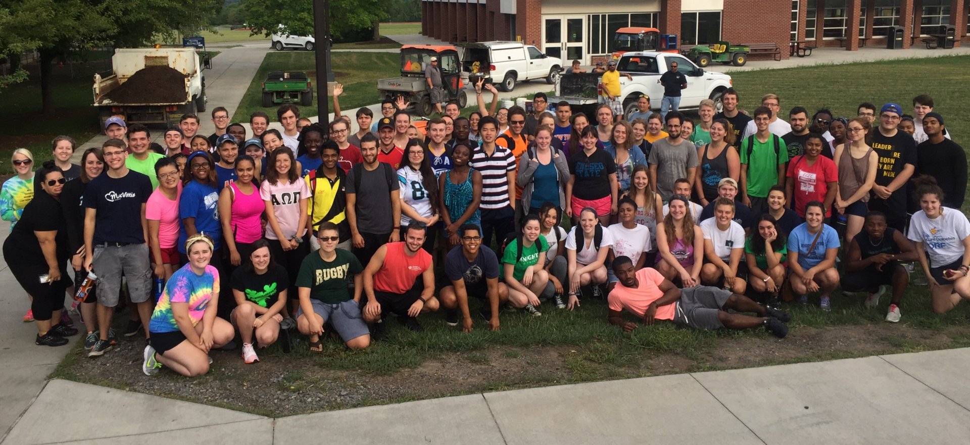 Ladies holding a pose in unison during theatre performance.