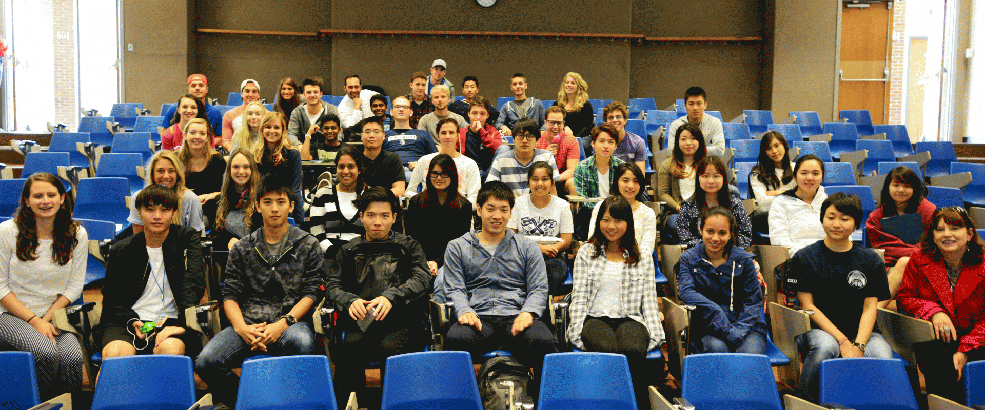 Group picture of Orientation students