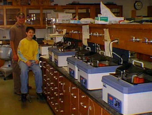 Students CR-39 Etching