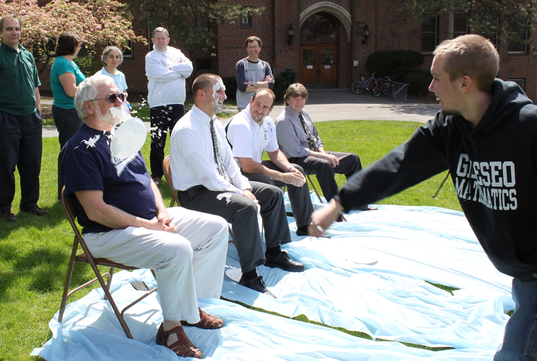 gary towsley being pied in the face