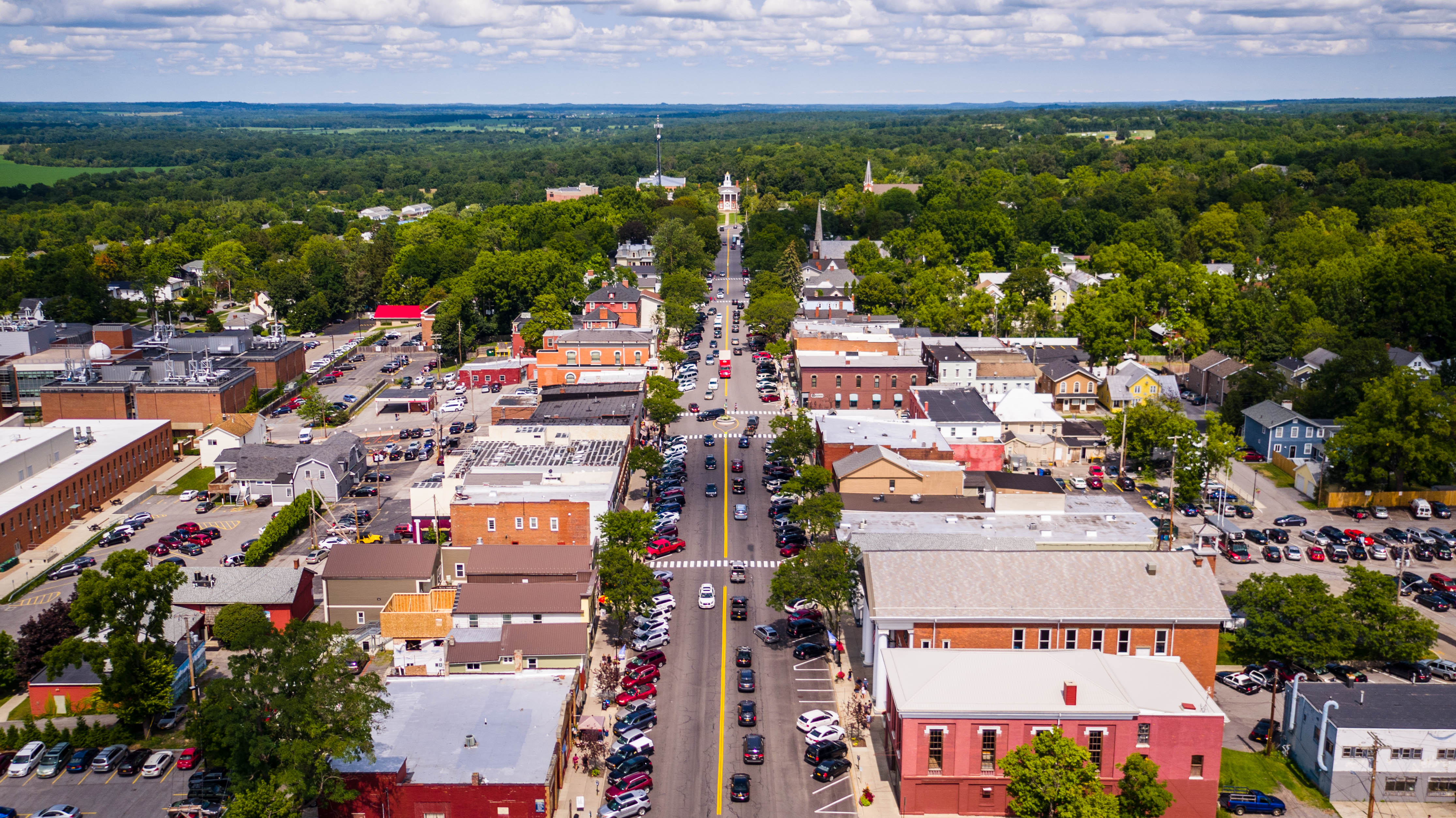 Geneseo NY from above