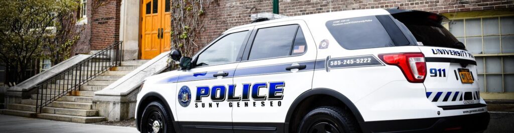university police car