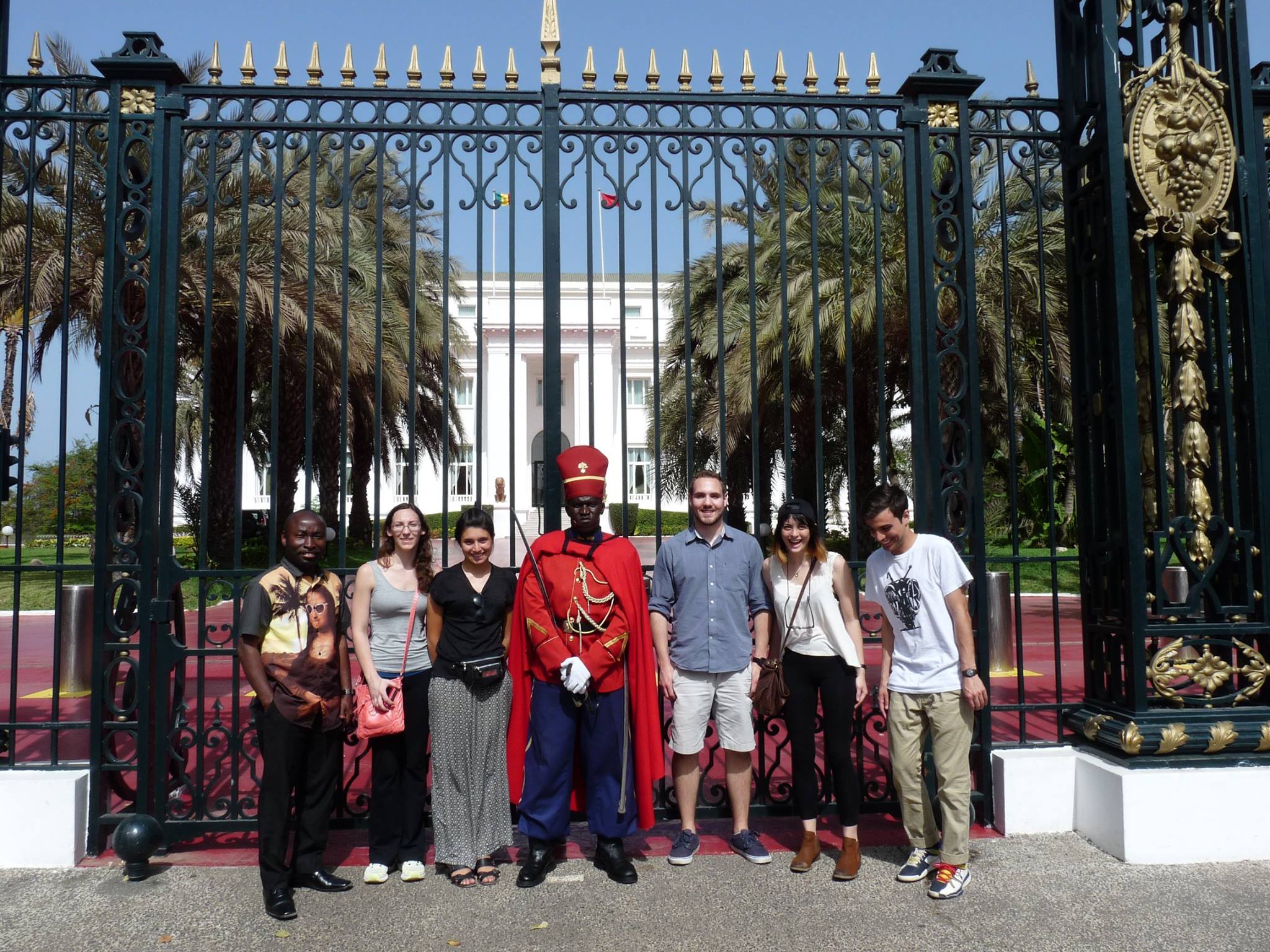 Photo of summer 2015 group in Senegal 