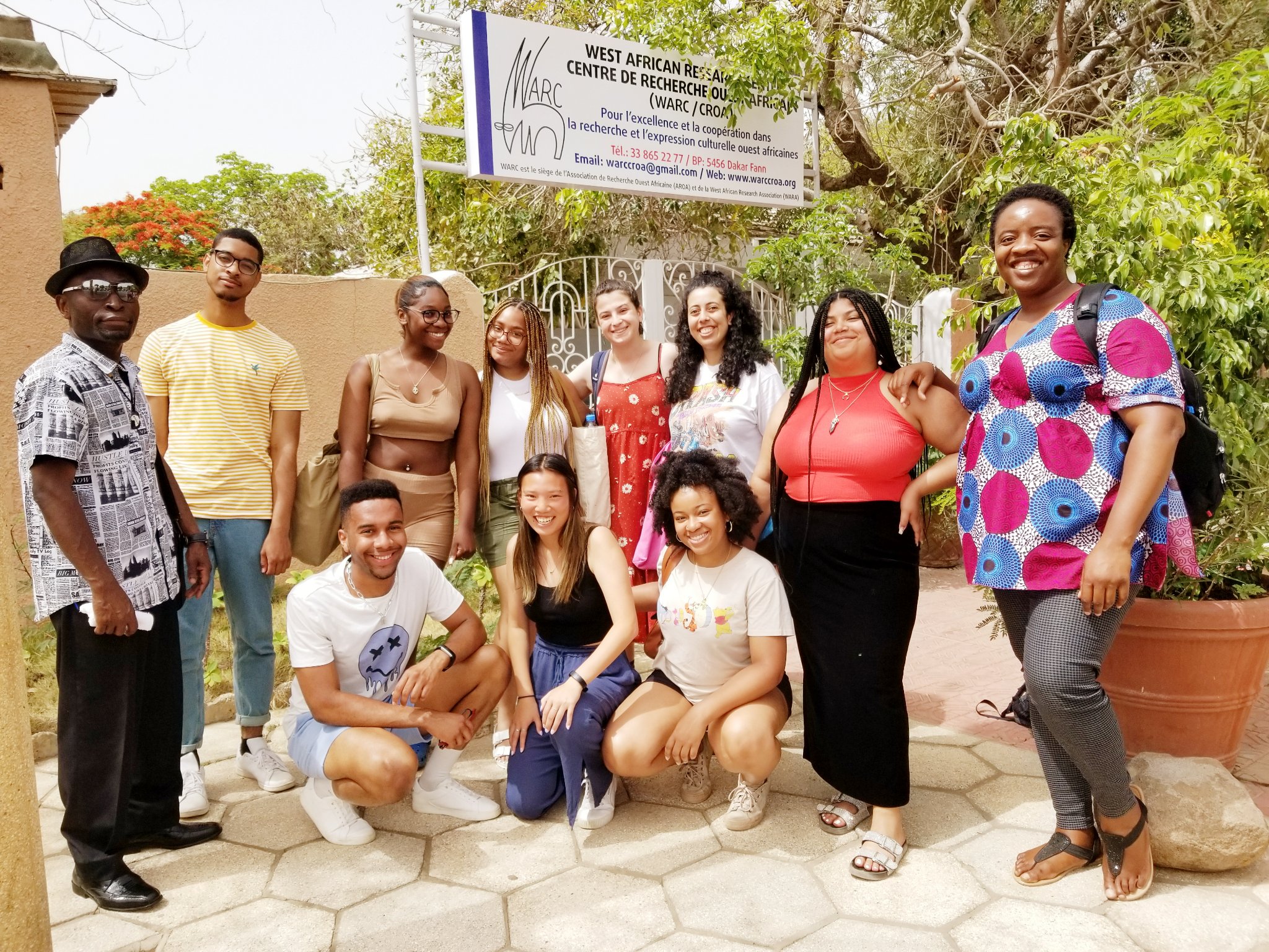 Photo of summer 2022 group in Senegal 