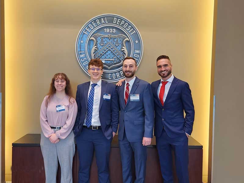 Winning FDIC Academic Challenge team
