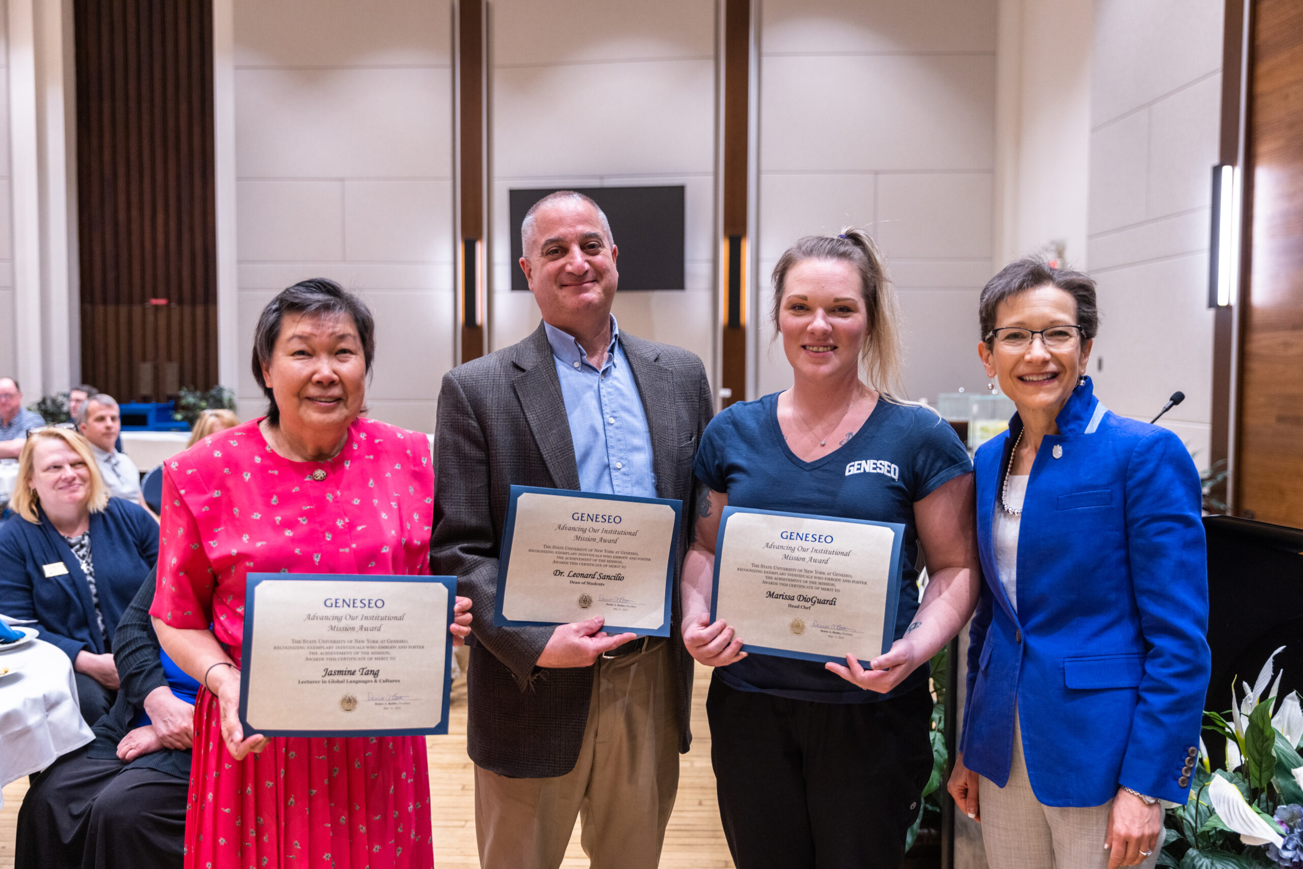 Jasmine Tang, Lenny Sancilio, Melissa DioGuardi, President Battles