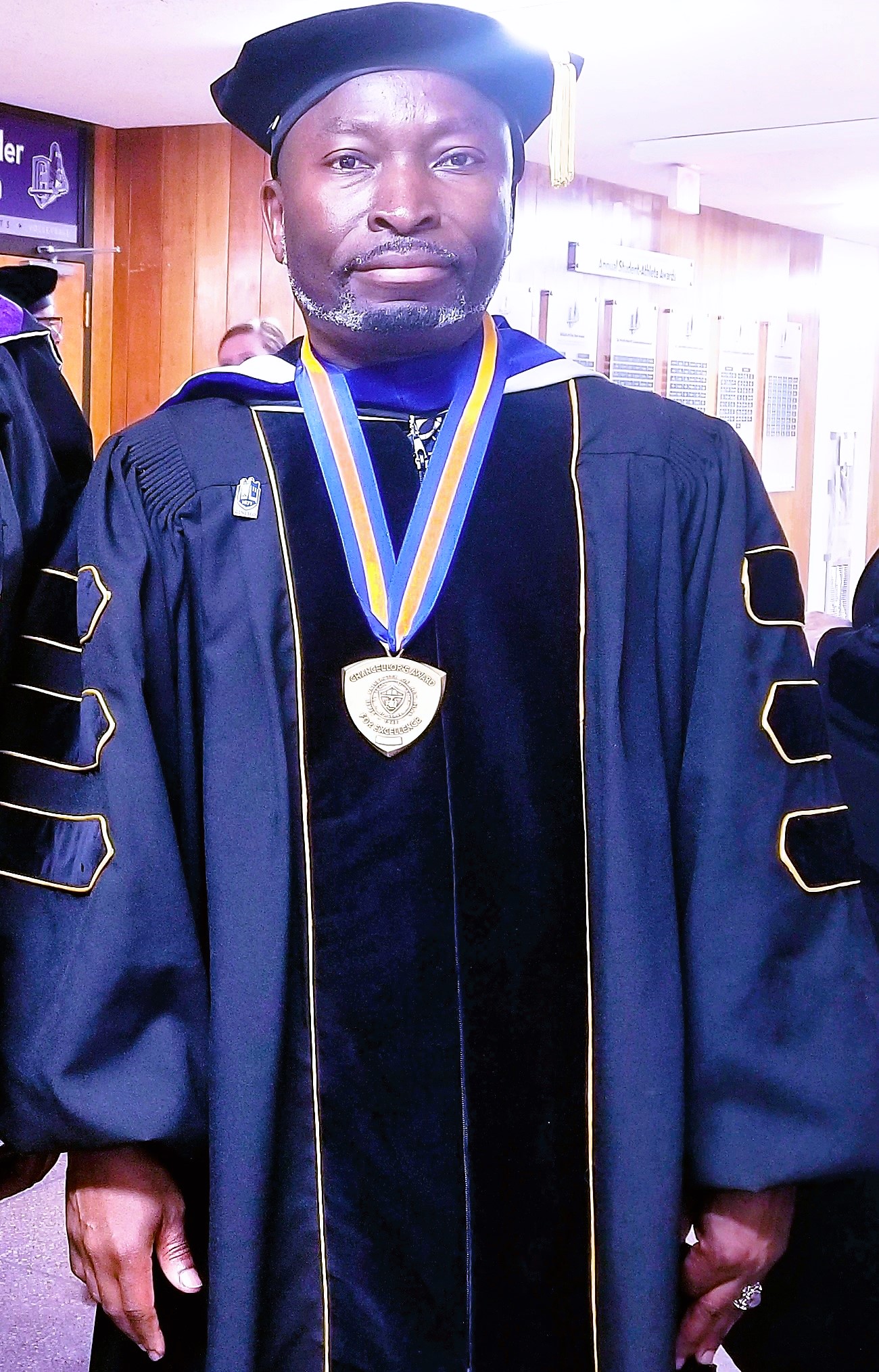 photo of dr Adabra in regalia
