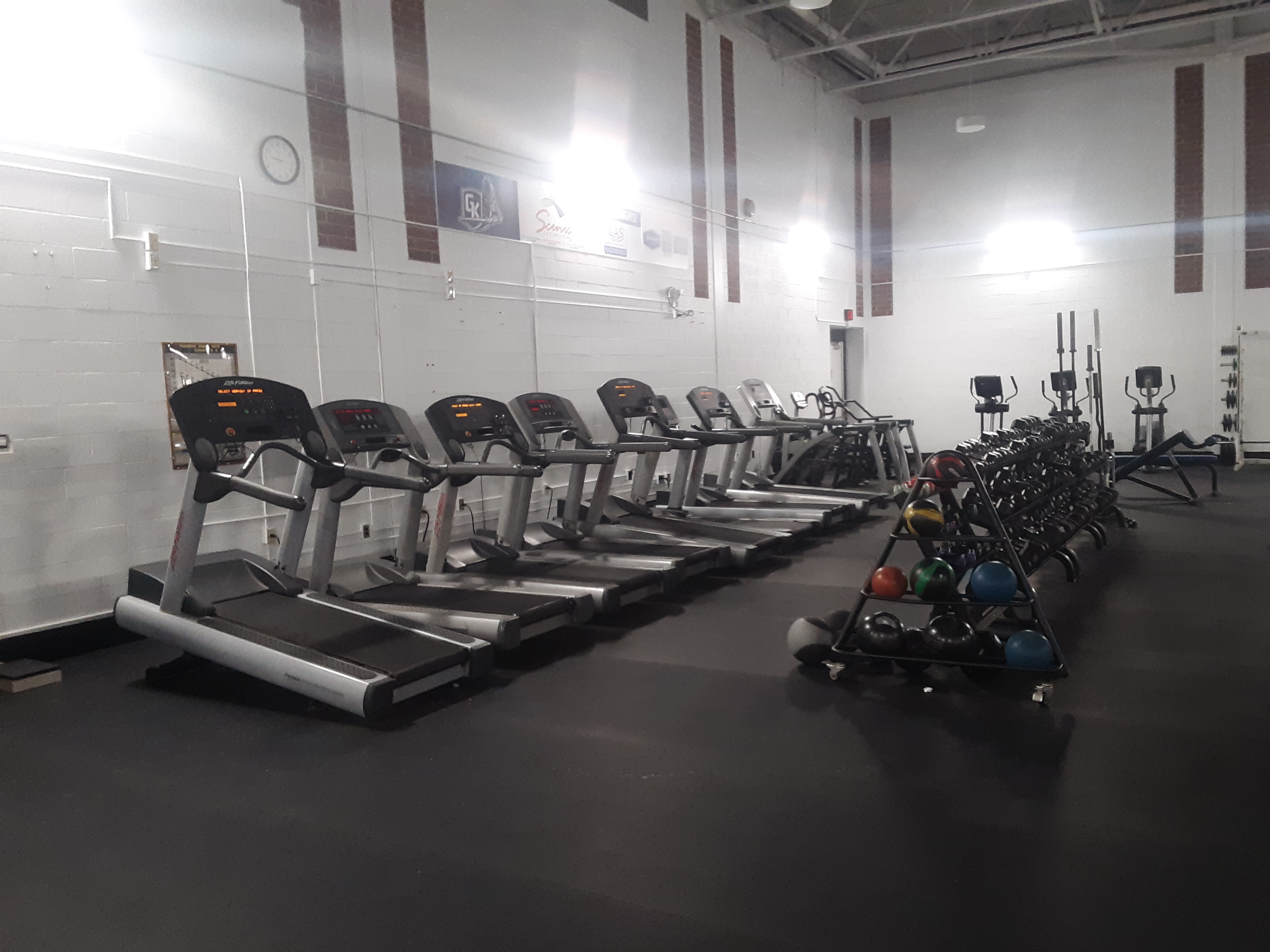 20231005_211414 Workout Center with various Nautilus weight machines, including a Super Pullover machine.