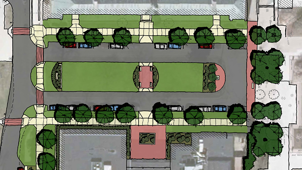 Artist Rendering of College Green