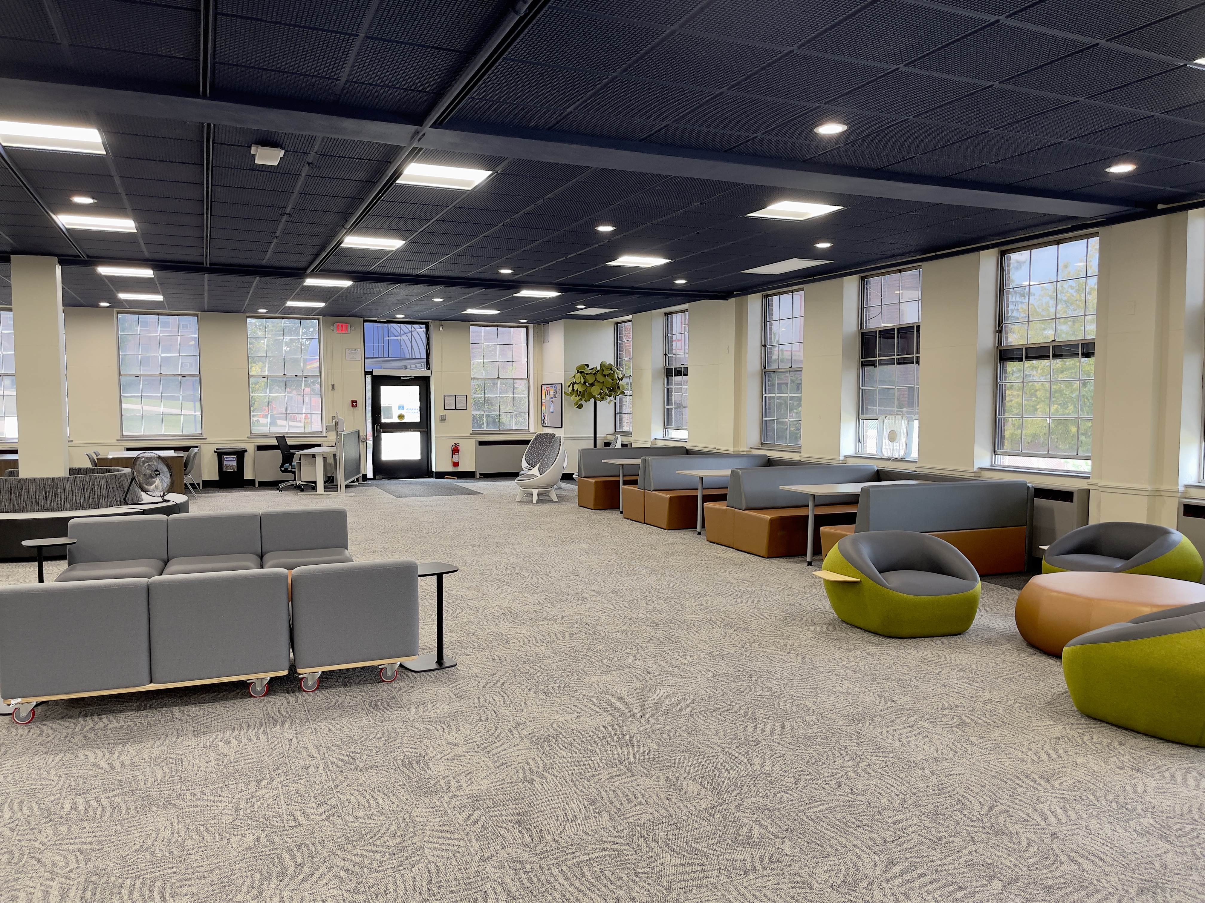 Lounge area with open seating