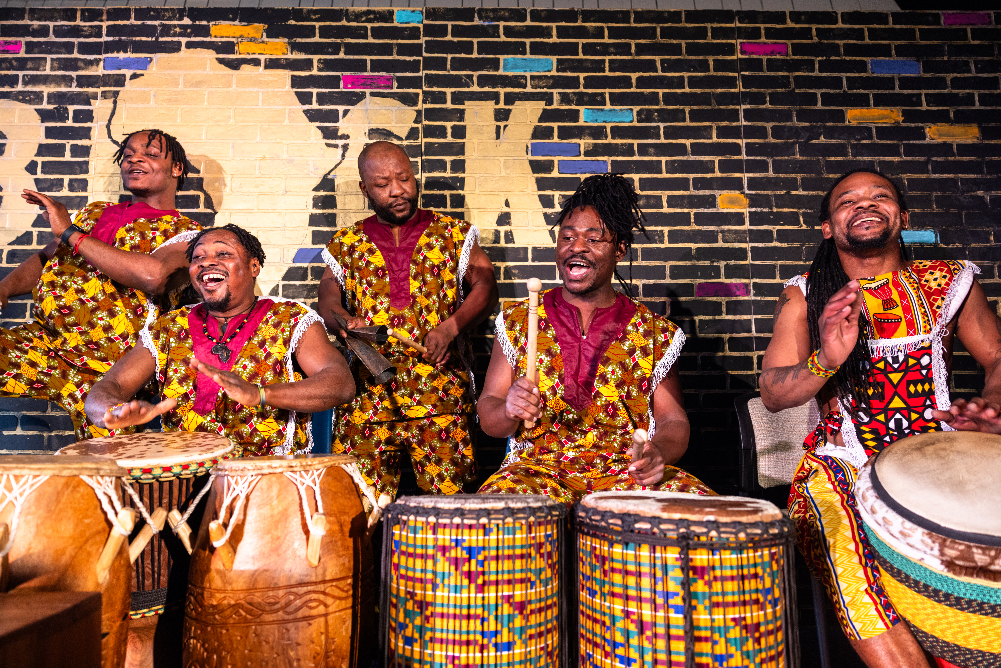 Womba Africa drumming at Eyes on the Prize