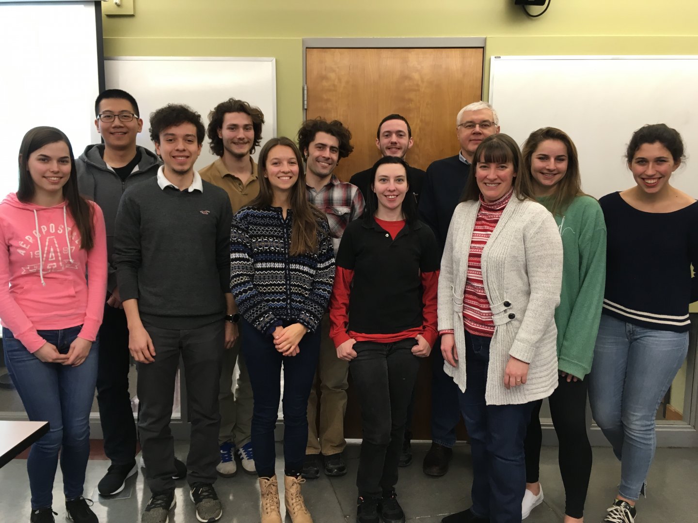 Dr. Elizabeth Cherry lead a group of students working on modeling the dynamics of the heart.