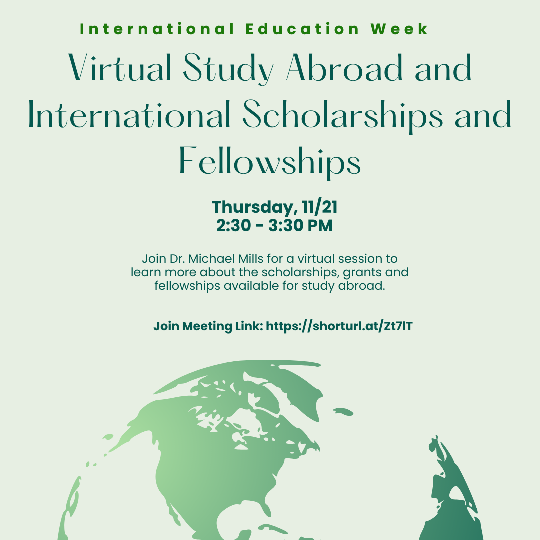 Virtual Study Abroad and International Scholarships and Fellowships