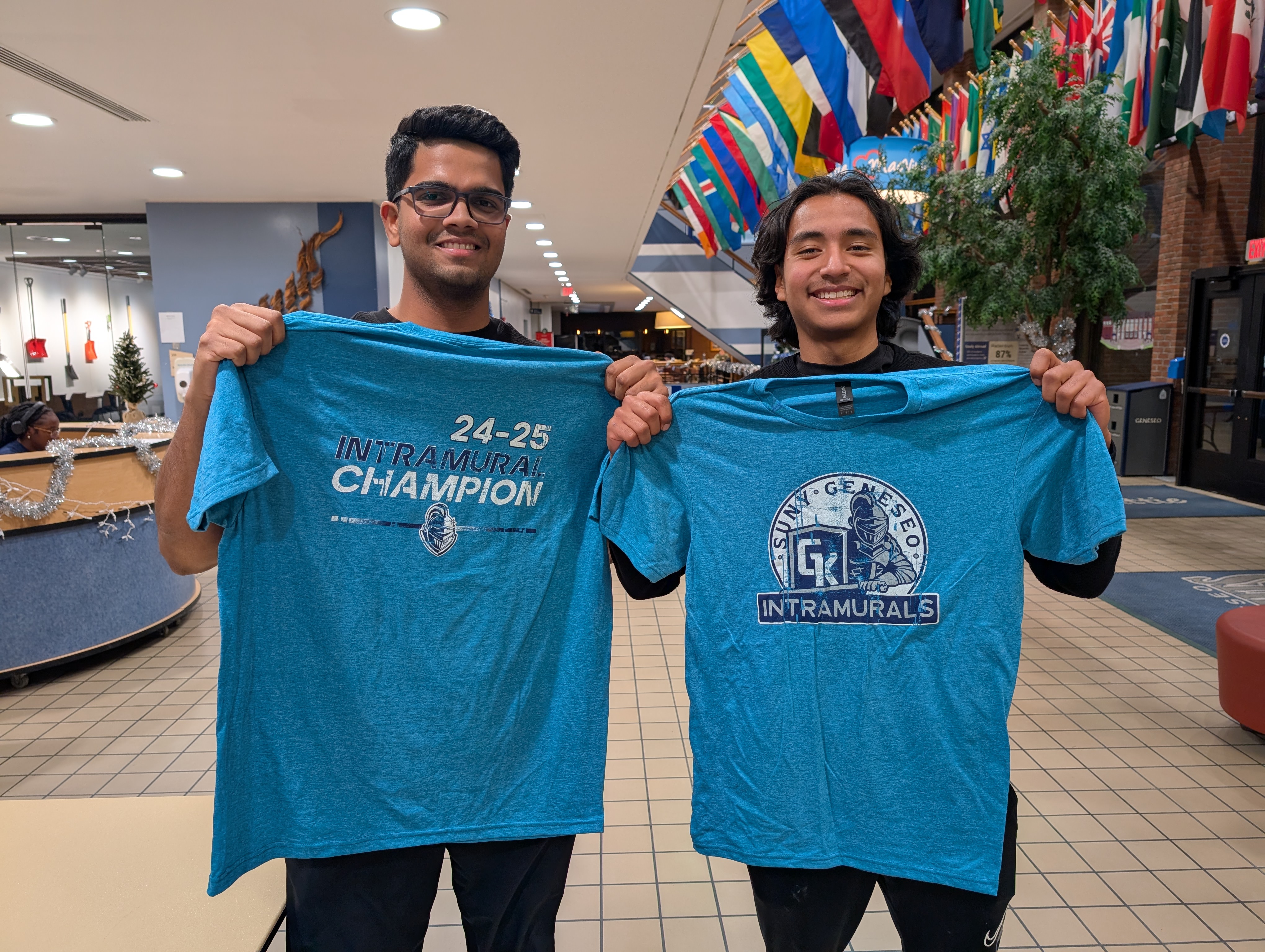 Men’s Division Ping Pong Champions – O. Shinde – J. Veldhuis