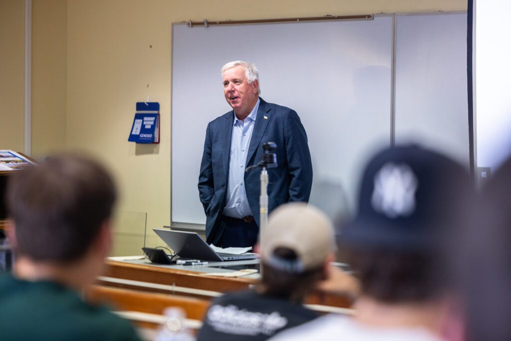 Bob Murray in the classroom