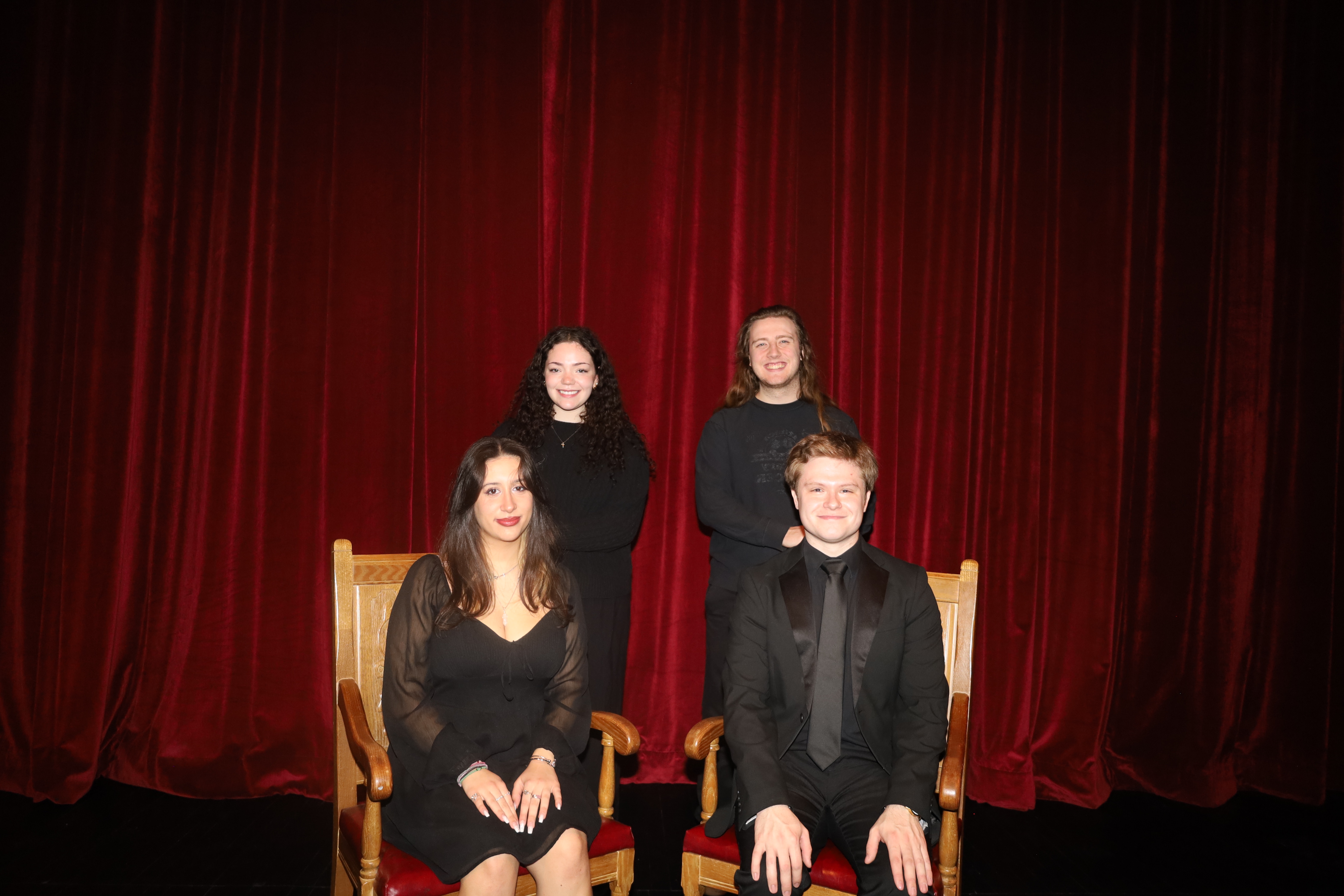 Four justices of the court.