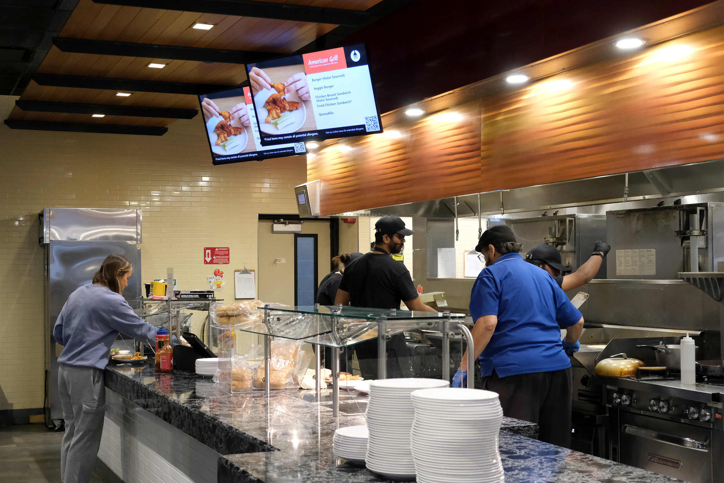 American Grill station at Red Jacket Dining Complex