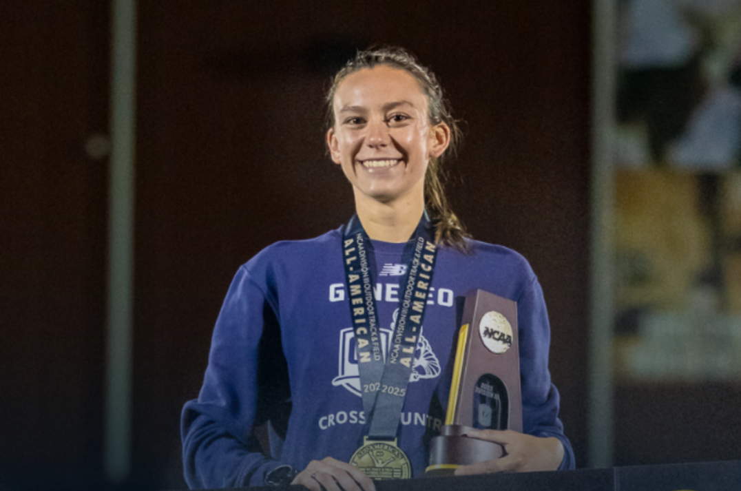 Penelope Greene '25 at the NCAA championship. /Photo provided