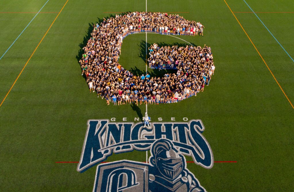 Students in G formation