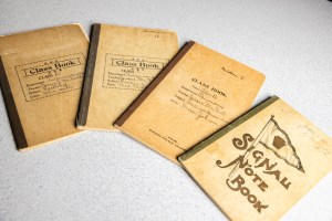 Journals that belonged to Jessie McNall