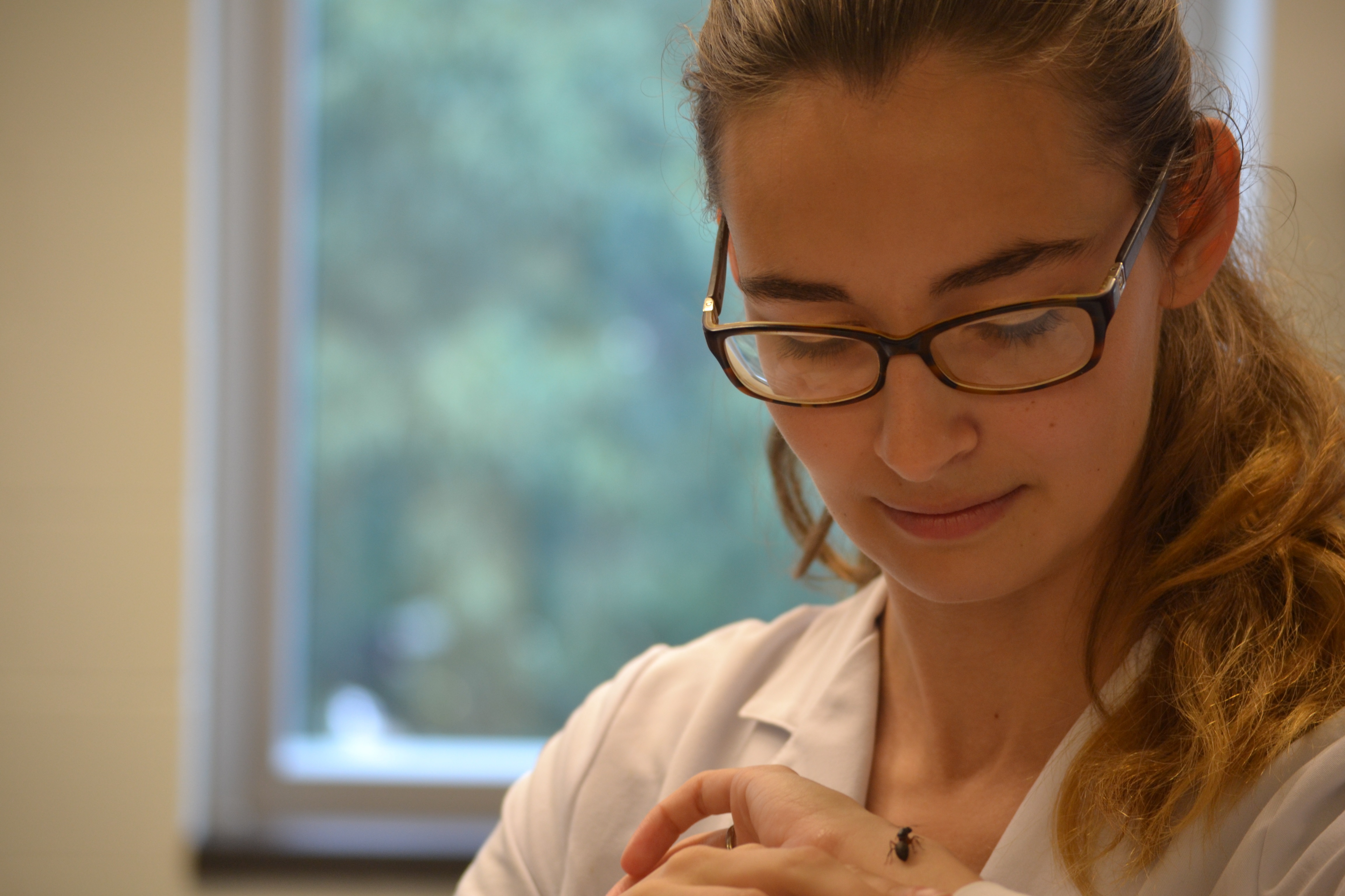 Meghan Barrett '16. /Photo courtesy of Nick Seibert and CASTLE Center.