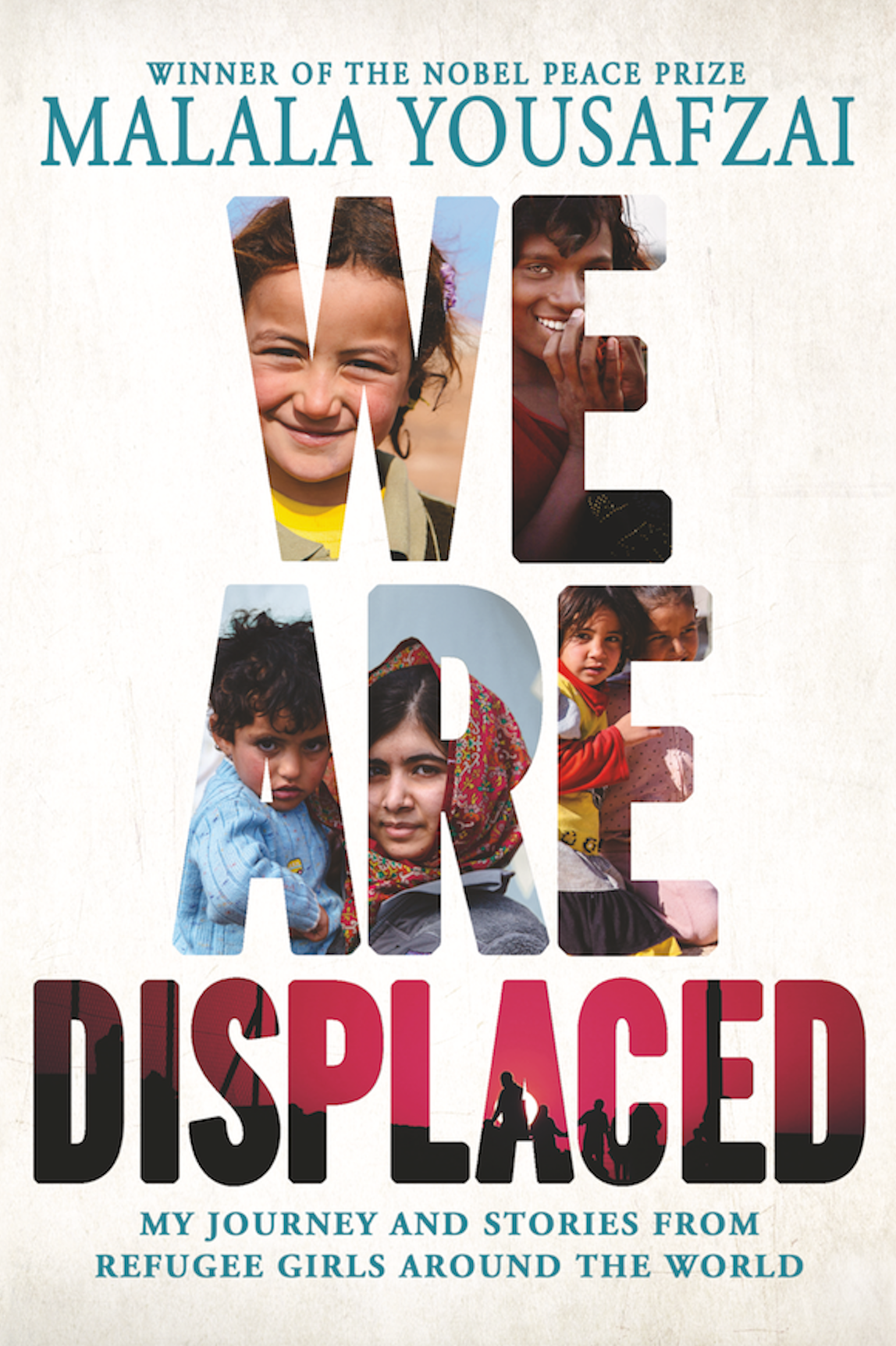 Book cover of "We Are Displaced"
