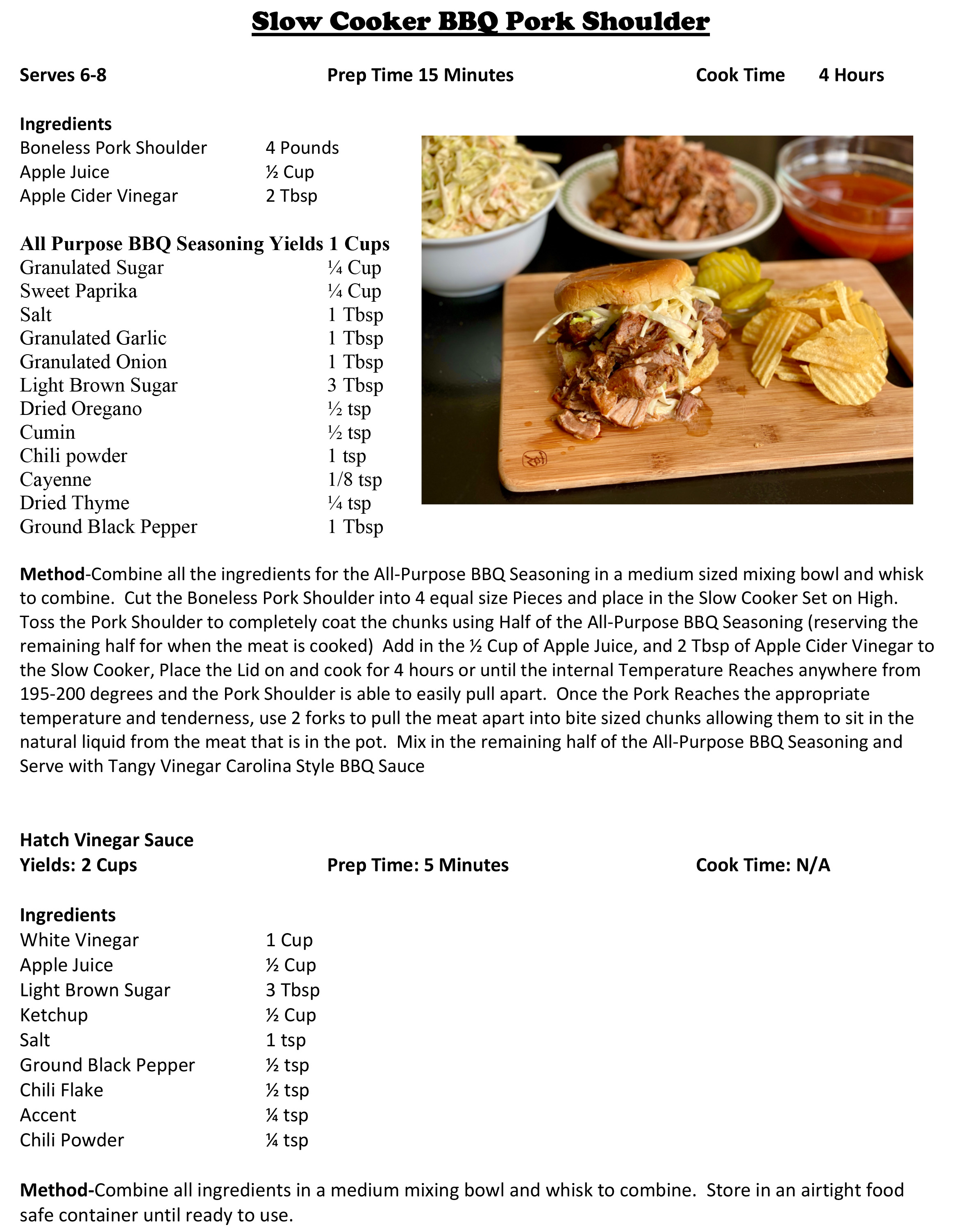 pork shoulder consultant